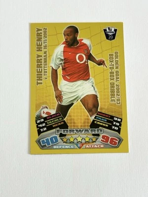 MATCH ATTAX EXTRA 2011/12 11/12 THIERRY HENRY GOLDEN GOAL NO GG1 - Image 1 of 2
