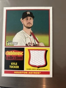 Kyle Tucker - 2025 Topps Heritage Relic- Clubhouse Collection-Astros/Cubs CCR-KT - Picture 1 of 4