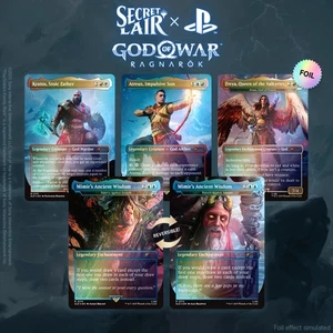 PRESALE Secret Lair x God of War: Norse FOIL - Playstation Drop SEALED - Picture 1 of 1