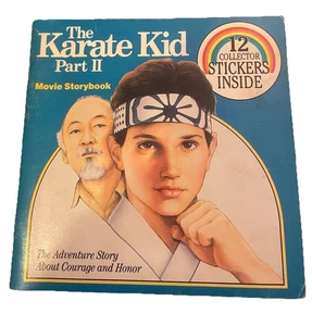 Karate Kid II Movie Storybook Book 1986 Vintage 80’s COBRA KAI No Stickers - Picture 1 of 3