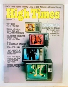 Rare Vintage High Times Magazine February 1979 Timothy Leary LSD Alchemy Owsley  - Foto 1 di 4