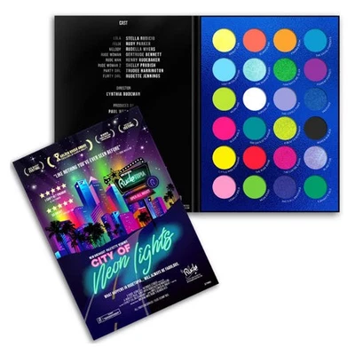 RUDE City of Neon Lights - 24 Vibrant Pigment & Eyeshadow Palette - Image 1 of 4