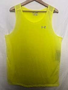 Under Armour Men's Threadborne Streaker Tank 1271822 Yellow or Blue - XL or 2XL - Picture 1 of 8