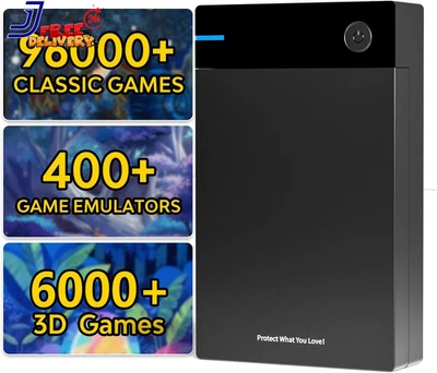 12TB Retro Gaming Hard Drive External Gaming Hard Drive with 96000+ Classic Game - Image 1 of 4