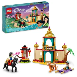 Lego Disney Aladdin's Jasmine and Mulan Adventure Building Set 43208 - Picture 1 of 3
