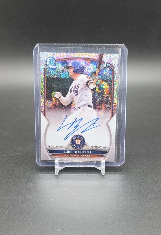 2023 Bowman Chrome - Prospect Autographs Luke Berryhill #CPA-LBL Speckle... - Image 1 of 1