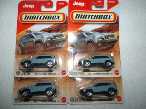 Matchbox 2025 Newest Color Jeep Cherokee Trailhawk lot of 4 VHTF - Bild 1 von 1