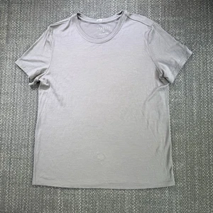 Unbound Merino Shirt Medium taupe grau leichte Wolle Crew Base Layer Wandern - Bild 1 von 17