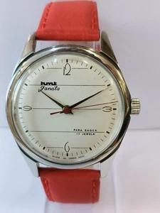 HMT JANATA 17J WINDING WHITE DIAL 0231 INDIA MEN'S WORKING CONDITION - Picture 1 of 20