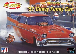 Atlantis Plastic Model Kit-Tom McEwen \'57 Chevy Funny Car (Pack of 1) - Picture 1 of 1