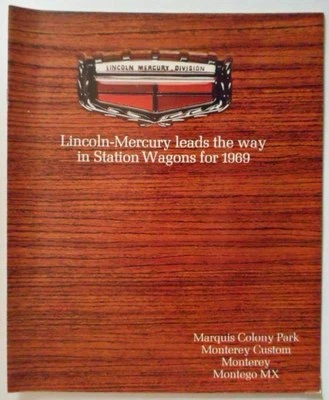 MERCURY STATION WAGONS orig 1969 USA Mkt Brochure - Marquis Monterey Montego MX - Image 1 of 4