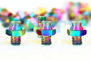 (2) M4*0.7 GR5 Titanium Alloy Anti-slip Bolts For Bike Bicycle Pedal Antiskid - Picture 1 of 3