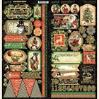 GRAPHIC 45 "CHRISTMAS TIME" STICKERS  STEAMPUNK SANTA SCRAPJACK'S PLACE
