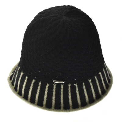 Moda Mujeres Cálido Algodón Cubo Sombrero Color Puro Tejido Gorra Pescador Gorras Nuevo Foto 1 de 4