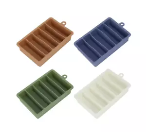 1pc Ice Cube Tray Mould With Lid Silicone Water Ice Cube Maker Long Strip Mold - Picture 1 of 4