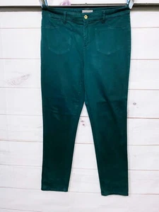 Chico's Womens Jeans Size 1.5 Regular Green High Rise Pockets - Picture 1 of 8