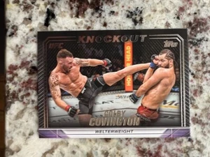 2024 TOPPS UFC KNOCKOUT BASE CARD WELTERWEIGHT COLBY COVINGTON #88 - Picture 1 of 1
