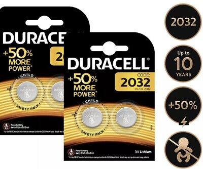 X2/x4/x6/x8/x10/x20/x50 Duracell DL/CR 2032 3V Lithium Button Battery Coin Cell  • 39.97£