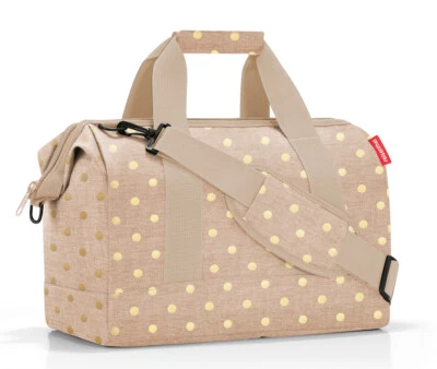 reisenthel allrounder M Reisetasche Sporttasche metallic dots coffee MS6050 - Bild 1 von 3