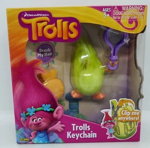 Brand New! Fuzzbert DreamWorks Trolls Mega Keychain Clip-On Plush Toy Mint! ๐ฅ - Picture 1 of 12
