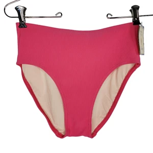 LL Bean Swim Bottoms Size 6 Sunset Pink Faille NEW - Picture 1 of 3