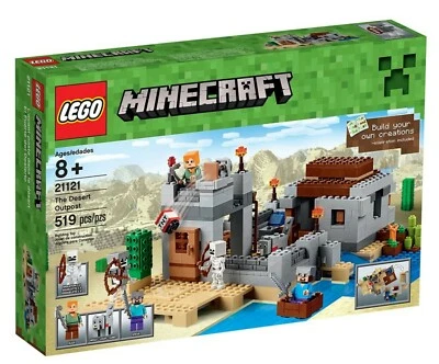 NEW, Factory Sealed! LEGO Set 21121 MINECRAFT: The Desert Outpost - Ships Free!  - Image 1 of 4