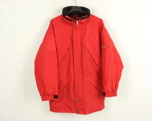 WELLENSTEYN Brandungsparka Mens M Red Ski Parka Snow Skirt Jacket Insulated Coat - Picture 1 of 5
