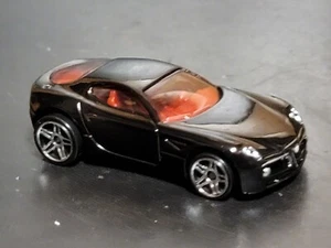 Alpha Romeo 8C Competizione Hot Wheels car Mattel 2018 diecast Italian black - Picture 1 of 7