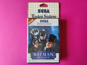 BATMAN RETURNS / jeu SEGA Master System / NEUF - Blister Rigide/ Konami / 1992 - Foto 1 di 15