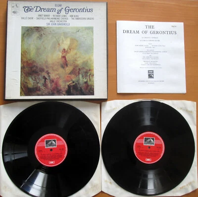 SLS 770 Elgar Dream Of Gerontius Baker Barbirolli 2xLP EMI Box Set ASD 648-9  - Image 1 of 3
