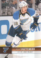 2012-13 Upper Deck Blues Hockey Card #163 Kevin Shattenkirk