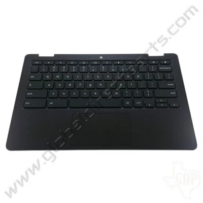 Teclado Asus Chromebook Flip C213SA recuperado do fabricante com touchpad lado C - Preto - Imagem 1 de 2