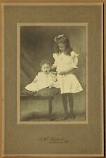 Lovely early 1900s cabinet photograph of children by G.Hudson of Kelowna, Canada