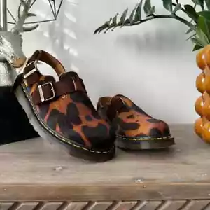 Dr. MARTENS JORGE Tier SCHUHE HERGESTELLT IN ENGLAND Ocelot HAARE AUF UK 10 EU 45 US 11 - Bild 1 von 15