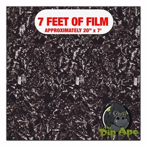 Hydrographic film Forged Carbon Fiber hydro dipping 7' x 20" hydro dip - Picture 1 of 4