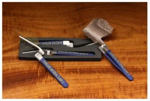 2" Long Material Clamp Set #LMC Hareline USA  2 Materialklemmen 5 cm die Blauen - Bild 1 von 7