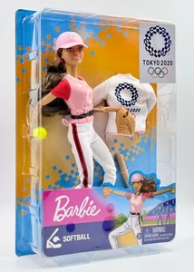 2020 Tokyo Olympic Games Barbie- Softball (#2) Brand New Doll in V Good Box NRFB - Picture 1 of 7