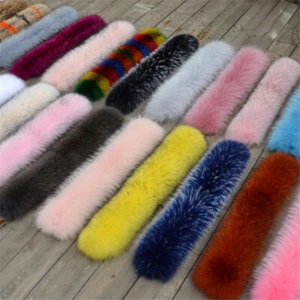 Bufandas de piel de mapache real invierno cálido bufanda mujeres abrigo sombrero cuello recto chal - Imagen 1 de 26