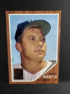 MICKEY MANTLE YANKEES 1996 TOPPS COMMEMORATIVE SET 1962 VERSION #12 OF 19 -A2Q - Picture 1 of 2