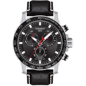 Tissot Supersport Chrono Black Dial Black Strap Men's Watch T125.617.16.051.00 - Picture 1 of 2