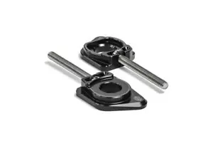 Kawasaki ZX10R 06-07 D6F Gilles AXB Black Chain Adjusters Axle Blocks - Picture 1 of 1