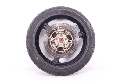 2001 SUZUKI SV650 SV650S OEM FRONT WHEEL RIM BRAKE ROTORS S213 - Image 1 of 4