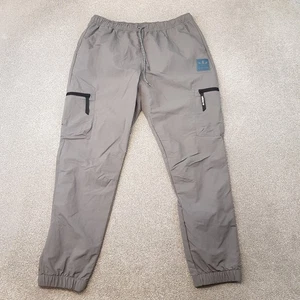 Adidas Mens Tracksuit Bottoms Large Grey Cargo Technical Pants Originals SST - Picture 1 of 9