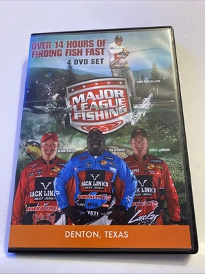 Major League Fishing Denton, Texas 4 Dvd Set Rare 2014 - Image 1 of 4