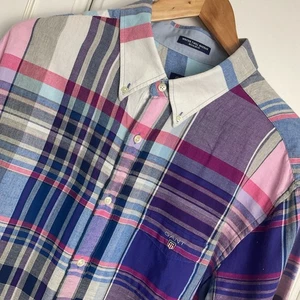 GANT Herren Langarm Hemd Gr. 2XL Mehrfarbig Kariert Winter Twill Madras - Bild 1 von 15