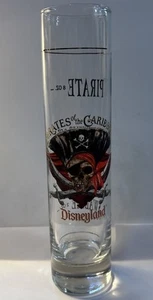 Disneyland Tall Clear Shot Glass - Pirates of the Caribbean - 8+ oz - Picture 1 of 6