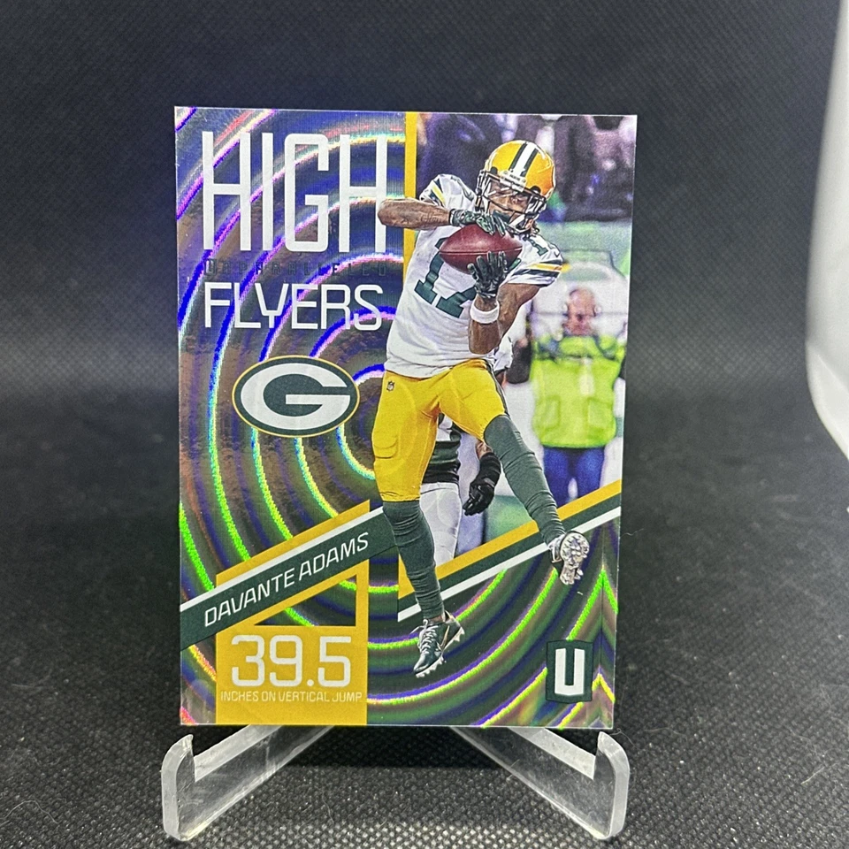 Davante Adams 2018 Panini Unparalleled High Flyers Whirl 01/100 #HF-DA Green Bay - Image 1 of 3