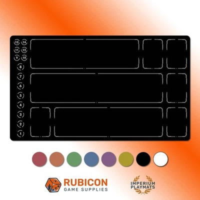 Riftbound TCG playmat, 24"x14", 8 color choices, unofficial compatible accessory - Imagem 1 de 4