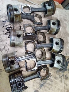1977 Pontiac Trans Am 400 Pistons & Connecting Rods Catalina Lemans 455 350 Gto - Picture 1 of 23