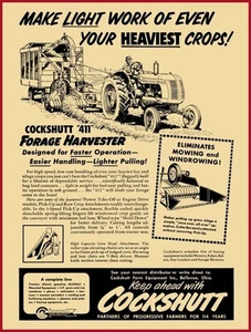 1953 Cockshutt 411 Forage Harvester NEW Metal Sign: 12x16" Ships Free - Picture 1 of 1